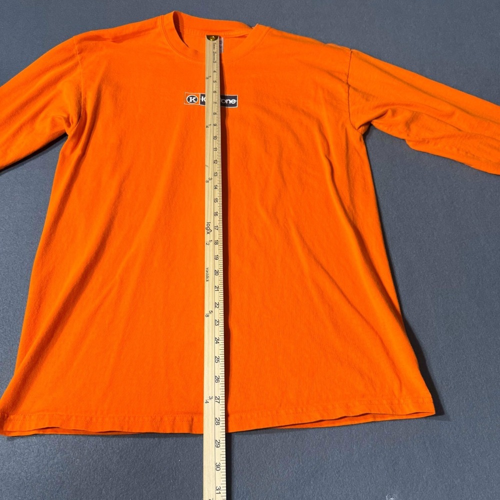 Gildan Keystone Colorado TShirt Mens XL Orange Long Sleeve Elevation 11,640 - Picture 7 of 10